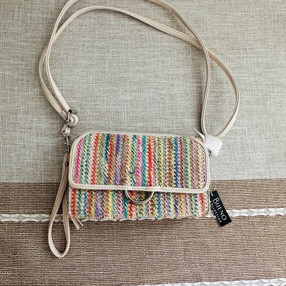 Multicolor Striped Crossbody Bag